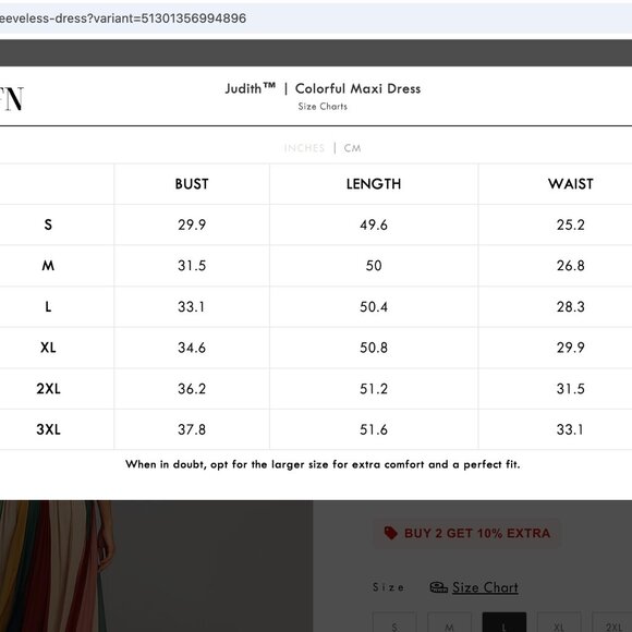 Fresh North - Judith Maxi Dress - Size Large - Picture 5 of 8